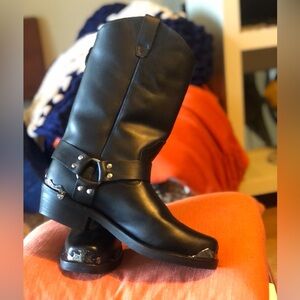 DINGO Chopper Square Toe Motorcycle Boots